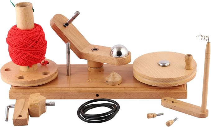 Large Handcrafted Wooden Yarn Winder & Swift – Breachwood Ball Winder - Image 5