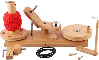 Large Handcrafted Wooden Yarn Winder & Swift – Breachwood Ball Winder - Image 5