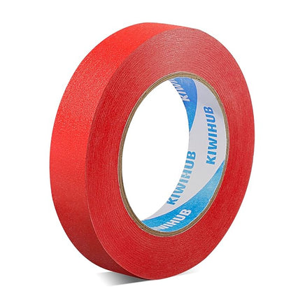 Red Painters Tape, 1 inch x 60 Yards by KIWIHUB