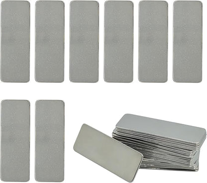 StayMax 304 Stainless Steel Engraving Blank Tags Rectangle Stamping Blanks by StayMax