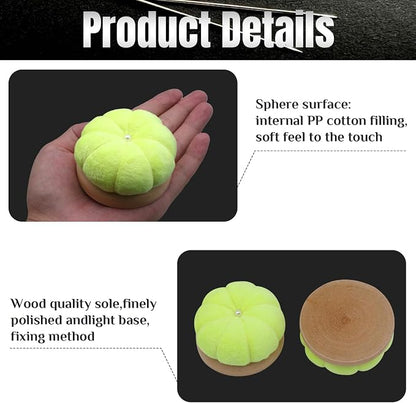 Uxney Pin Cushion, Wooden Sewing Pin Cushion Pincushion Needle Cushion - Image 4
