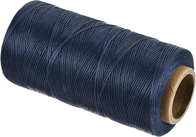 MECCANIXITY Waxed Thread, 284 Yard 0.8mm 150D Flat Wax Thread Polyester Waxed by MECCANIXITY