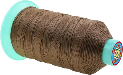 Mandala Crafts Bonded Nylon Thread Coyote Brown Heavy Duty Sewing Threads - Image 2