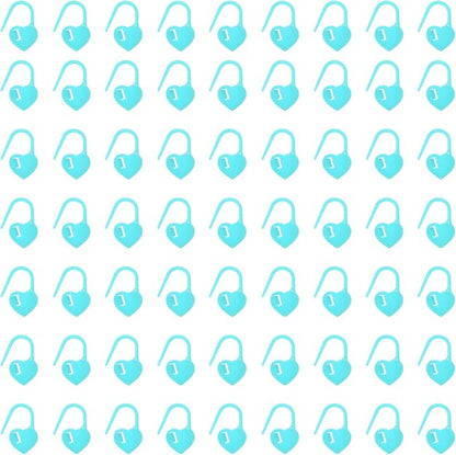 uxcell 400pcs Stitch Markers for Crocheting, Heart Shaped Crochet Marker Needle by uxcell