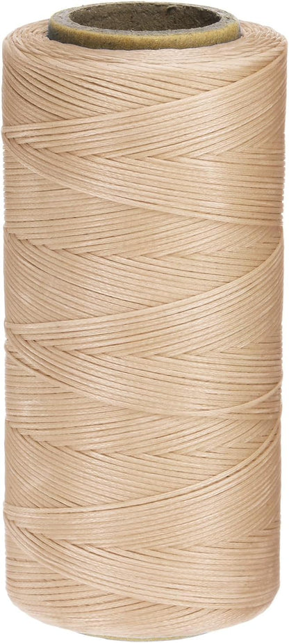 uxcell 150D 0.8mm Flat Waxed Thread 284 Yards Polyester Leather Sewing Waxed by uxcell