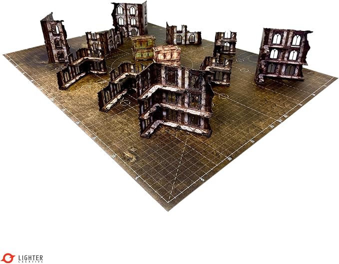 44'' x 60'' Battle Mat Gridded War-Gaming Mat - Image 9