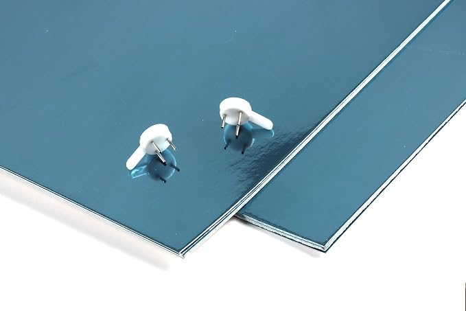 TGXRZX Metallic Lake blue Cardstock Paper, Size 8 "x 11", Mirror Finish Gold - Image 5
