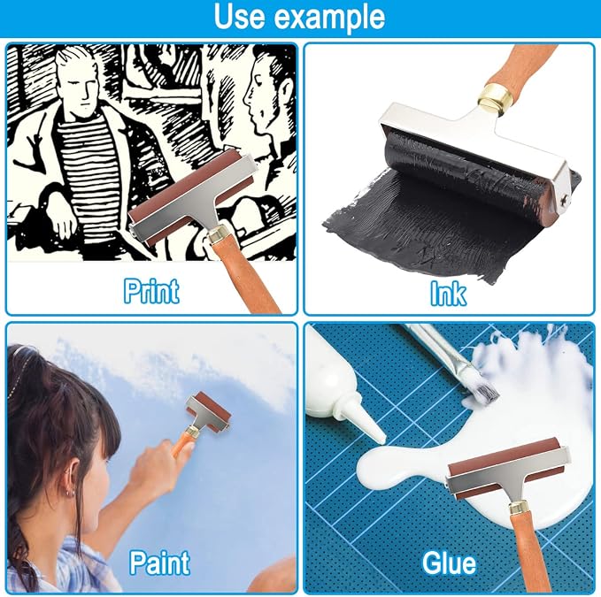 Soft Rubber Roller, Brayer Ideal - Image 4