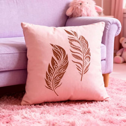 TIAMECH A4 Reusable Two Feathers Stencil - Image 7