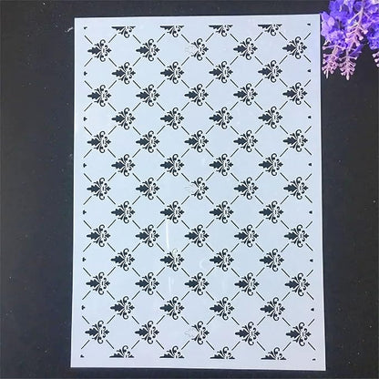 TIAMECH A4 Reusable Small Symbol Lines Stencil - Image 4