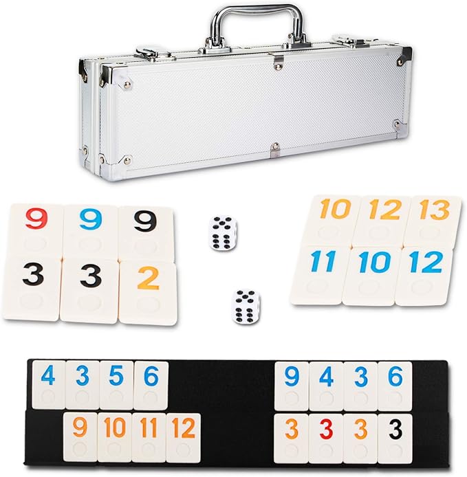 NOLIE 106 Tiles Rummy Cube Game Set by NOLIE