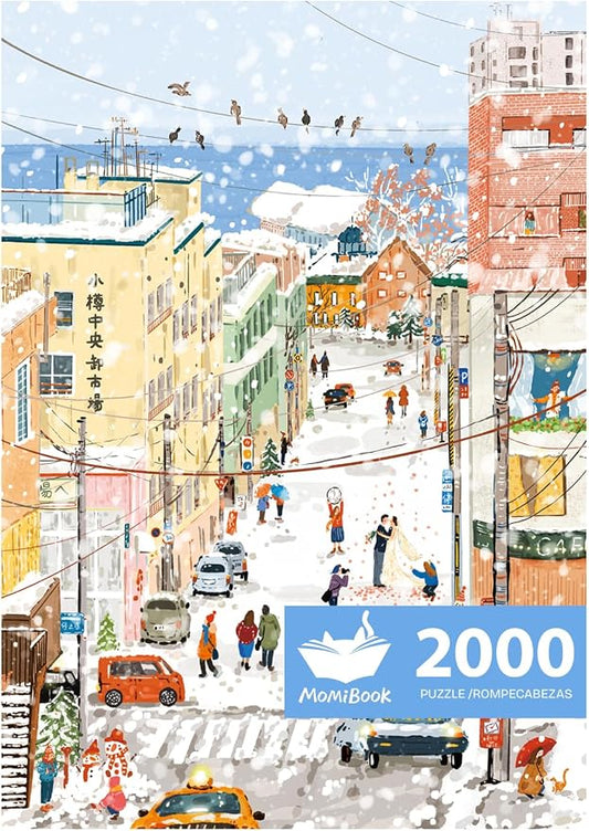 MOMIBOOK Puzzles for Adults 2000s Piece Jigsaw Puzzles of Otaru's Love Letter by MOMIBOOK
