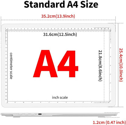 TOHETO Rechargeable A4 Light Board - Image 5