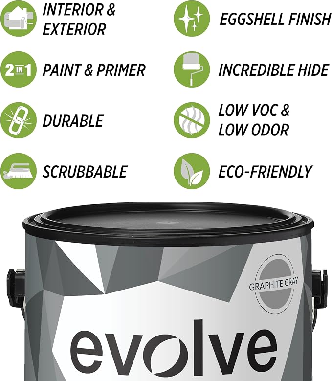 EVOLVE Paint & Primer: Environment-friendly, Low Sheen - Image 2
