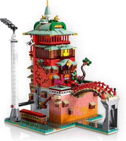 Flowers Japanese Castle House Building Kit Compatible by CHUANGPIN