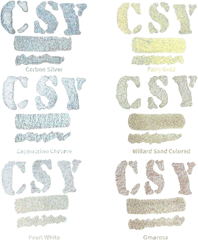 CSY art gallery Metallic -Pearlescent-Glitter Acrylic Ink -Shining Calligraphy - Image 5