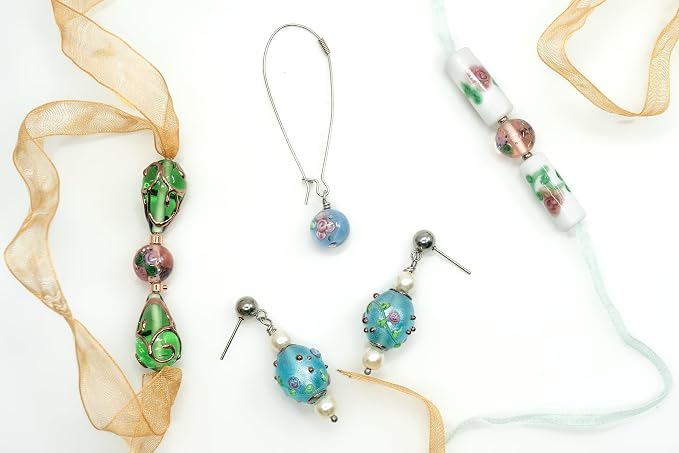 10 pcs Mix of Bohemia Lampwork Czech Glass Beads - Image 4