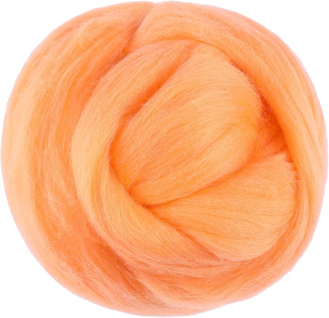 3.53oz Wool Roving Yarn, Wool Felting Supplies, Pure Wools, Chunky Yarn by Jupean