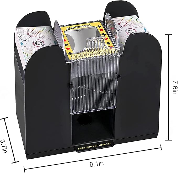 Nileole 6 Decks Automatic Card Shuffler, Battery-Operated - Image 6