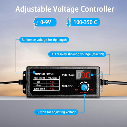 Foam Cutter Tool with Digital Voltage Controller, 100-240V /18W 4 in 1 Hot Foam - Image 3