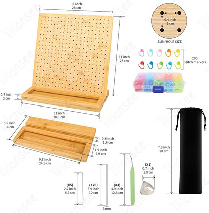 iHansee 11" Crochet Blocking Board - Image 2