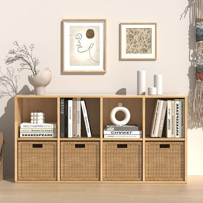 Wooden 8 Cube Storage Organizer - Image 8