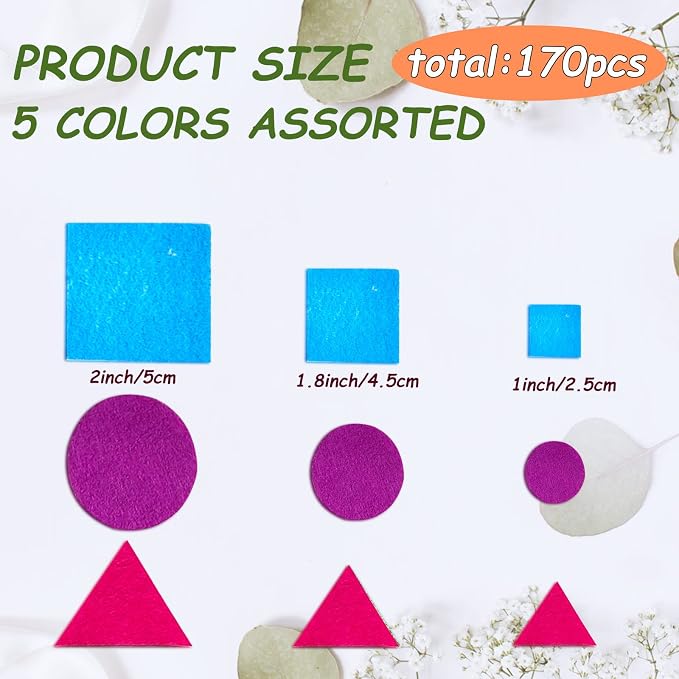 Jtnohx Geometric Stickers, Felt Stickers - Image 3