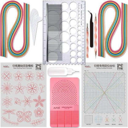 JUYA Quilling Paper and Tools Classic Set QK10 by JUYACrafts