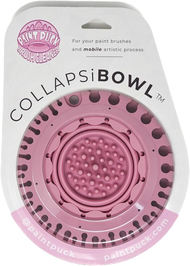 Paint Puck CollapsiBowl Paint Brush Cleaner Rinse Cup – Collapsible Paint Water - Image 2