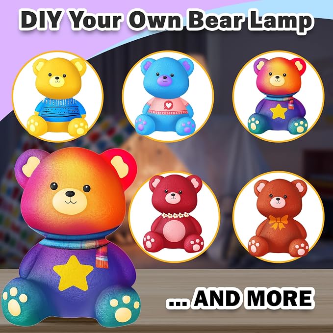 FUNZBO Paint Your Own Bear Lamp Kit - Image 6