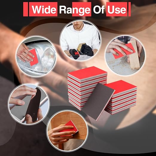 30-Pcs 3x4 Inch 3000 Grit Sanding Sponge Set, Soft Foam Hand Sanding Blocks - Image 7