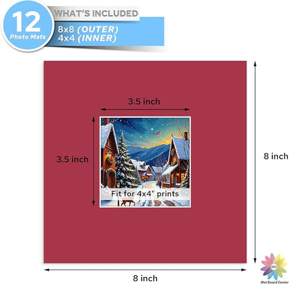 Mat Board Center, 8X8 Mix Color Mats - Image 2