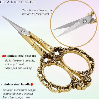 BIHRTC 4.5Inch Embroidery Stainless Steel Scissors - Image 3