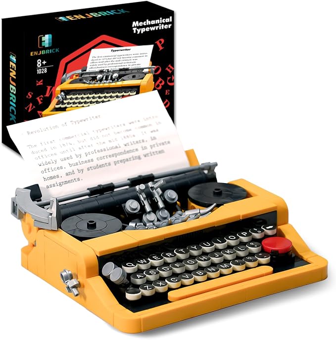 ENJBRICK Typewriter Building Set Compatible by ENJBRICK