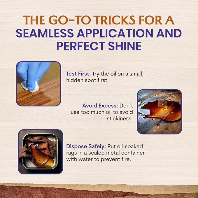 GRANOTONE Double Boiled Linseed Oil | Effective Waterproof Furniture Polish Oil - Image 5