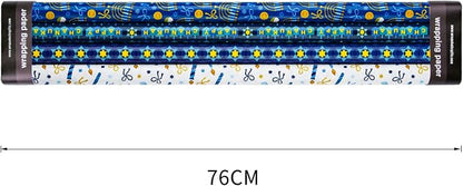 WRAPAHOLIC 30 Inch Hanukkah Wrapping Paper Roll - Image 6