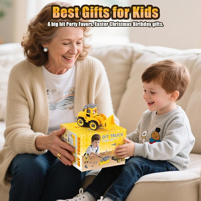 LUDILO Toddler Kids Toys Boys 3-5: Mini DIY Assembly Stem Learning Educational - Image 8