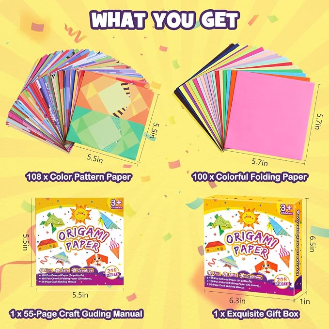 Pigipigi Kids Craft Origami Paper Kit - Image 2