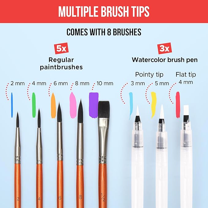 Premium Watercolor Paint Set Bundle - Image 6
