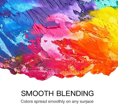 GOTIDEAL Acrylic Paint Metallic Rose Gold Non Toxic Non Fading, Rich Pigments - Image 6