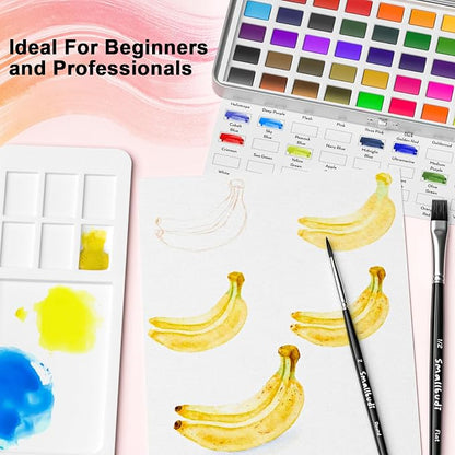 Watercolor Paint Set 50 Colors Including Metallic, Watercolor Kit - Image 7