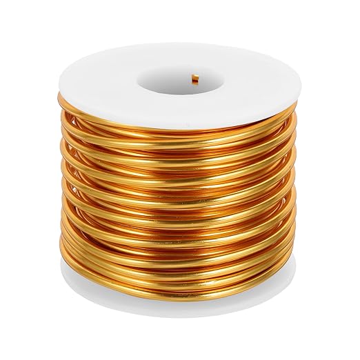 MECCANIXITY 9 Gauge Anodized Aluminum Craft Wire Bendable Bonsai Training Wire by MECCANIXITY