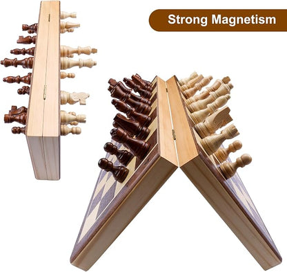 Gothink Magnetic Wooden Chess Board Set - Image 4