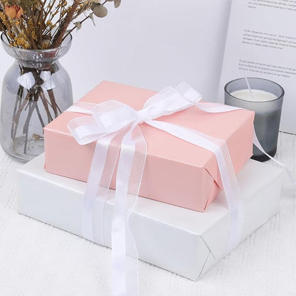 NESCCI Oversized Matte Wrapping Paper, Double Sided Solid Color Pearly-Lustre - Image 3
