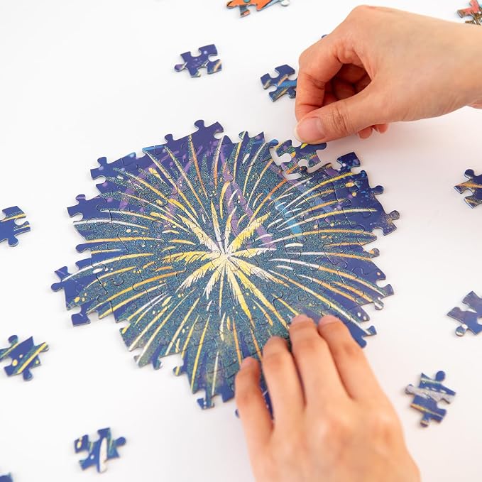MOMIBOOK Puzzles for Adults 2000 Pieces Jigsaw Puzzles of Fireworks Night Tour - Image 5