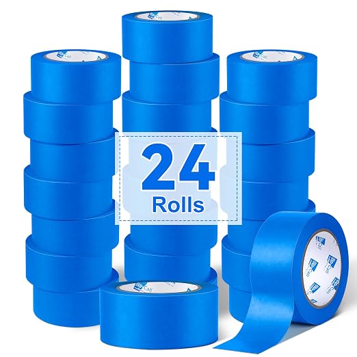 Re-Call Painters Tape 2 Inch Wide, 24 Rolls Painting Tape, 1320 Total Yards. by Re-Call