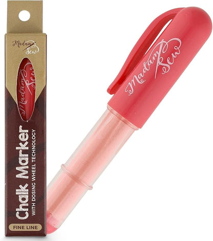 Madam Sew Fabric Chalk Markers for Sewing & Quilting | Refillable Tailors Chalk by MadamSew