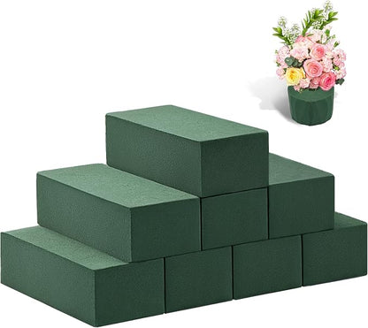 Tunnkit 8 Pcs Floral Foam Blocks Each 7.8" L x 3.5" W x 2.4" H Wet & Dry Flower by Tunnkit