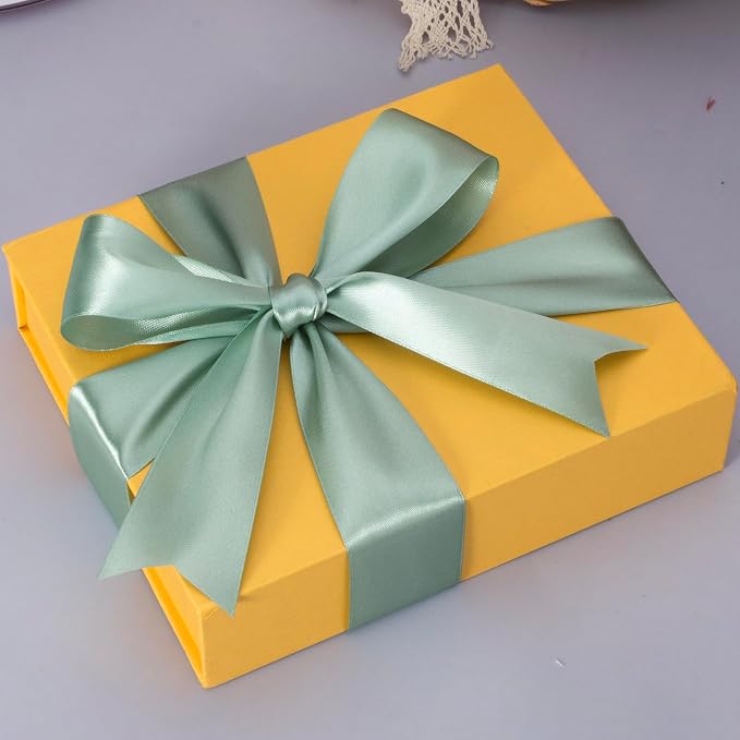 1 1/2 Inch Sage Green Solid Satin Ribbon, 50 Yards Craft Fabric Ribbon - Image 2