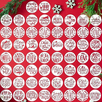 Christmas Stencils for Painting on Wood Slice by zosylley